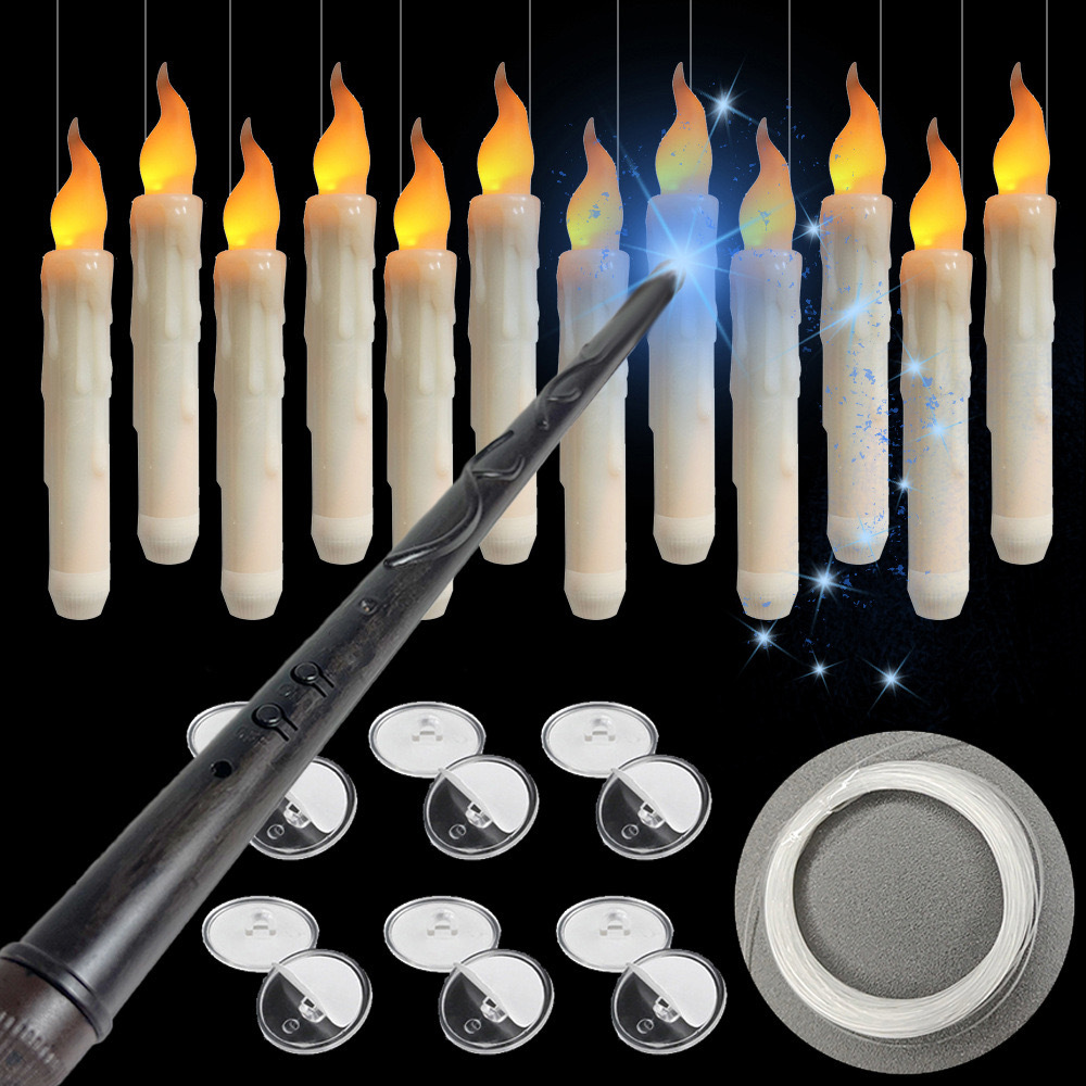 Candle Wick - Candele Affusolate Senza Fiamma Avorio con