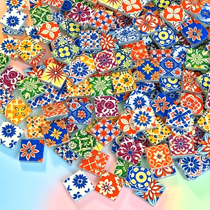 Candle Containers - 100/200g di Materiali per Mosaico Colorati,