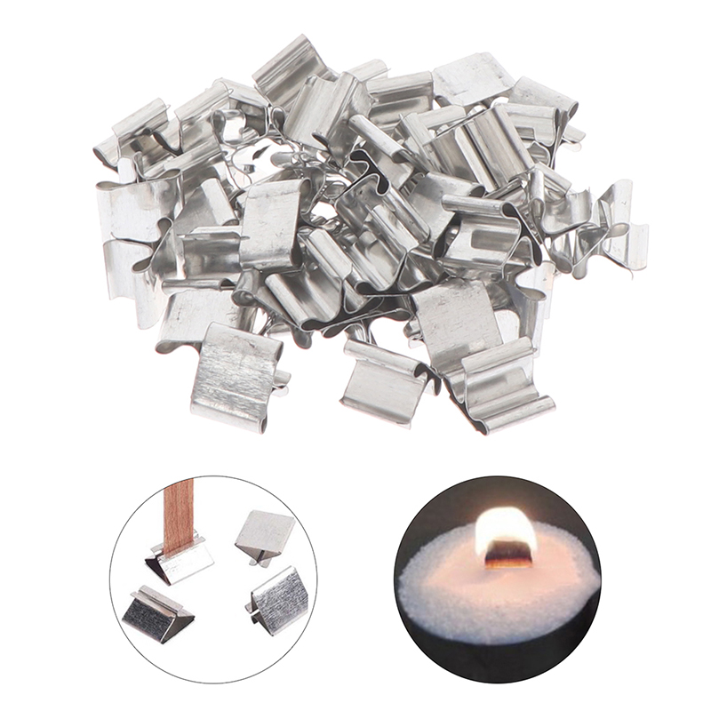 Candle Wick - 50 pezzi di basi per stoppini