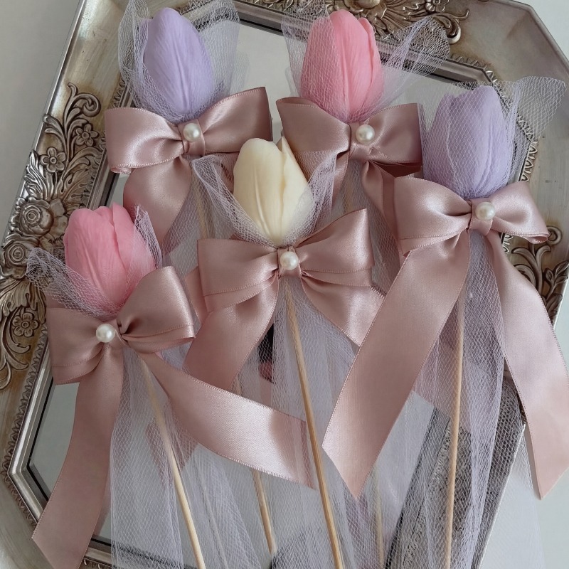 5 candele profumate al tulipan - Silk Candle recensione e prezzo