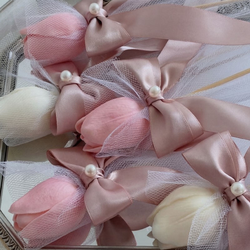 5 candele profumate al tulipan - Silk Candle recensione e prezzo