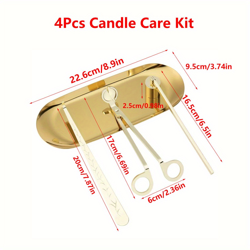 4 pz/set Kit Per La Cura Della - Candle Wick recensione e prezzo