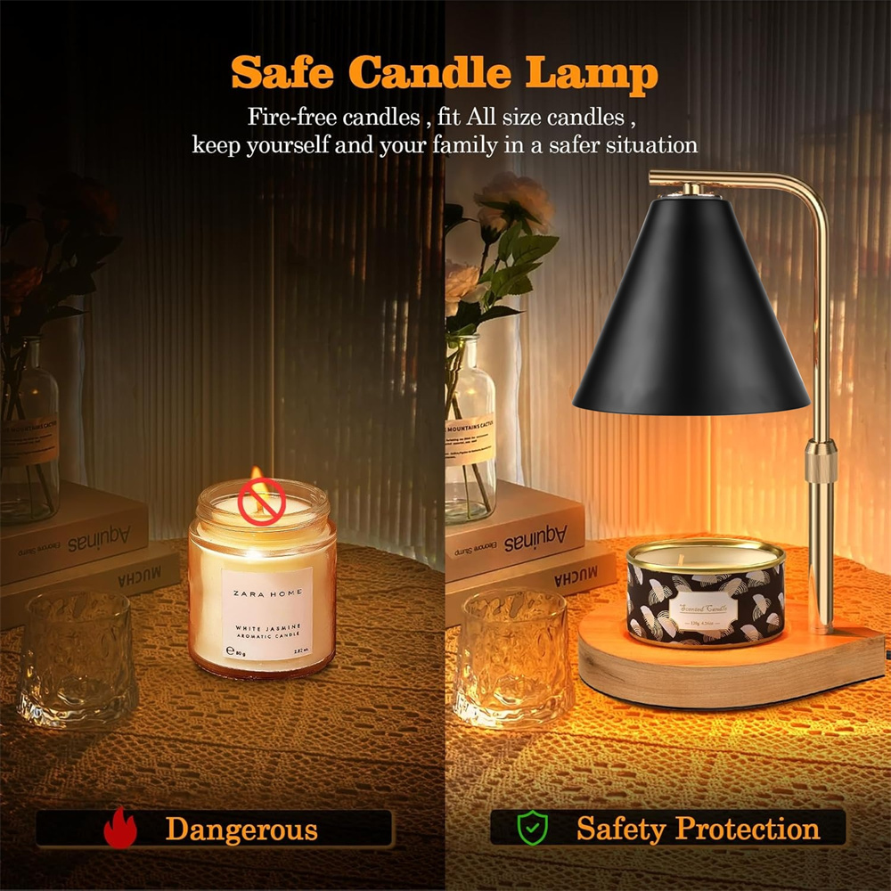Lampada Scaldacandele Nera con - Silk Candle recensione e prezzo