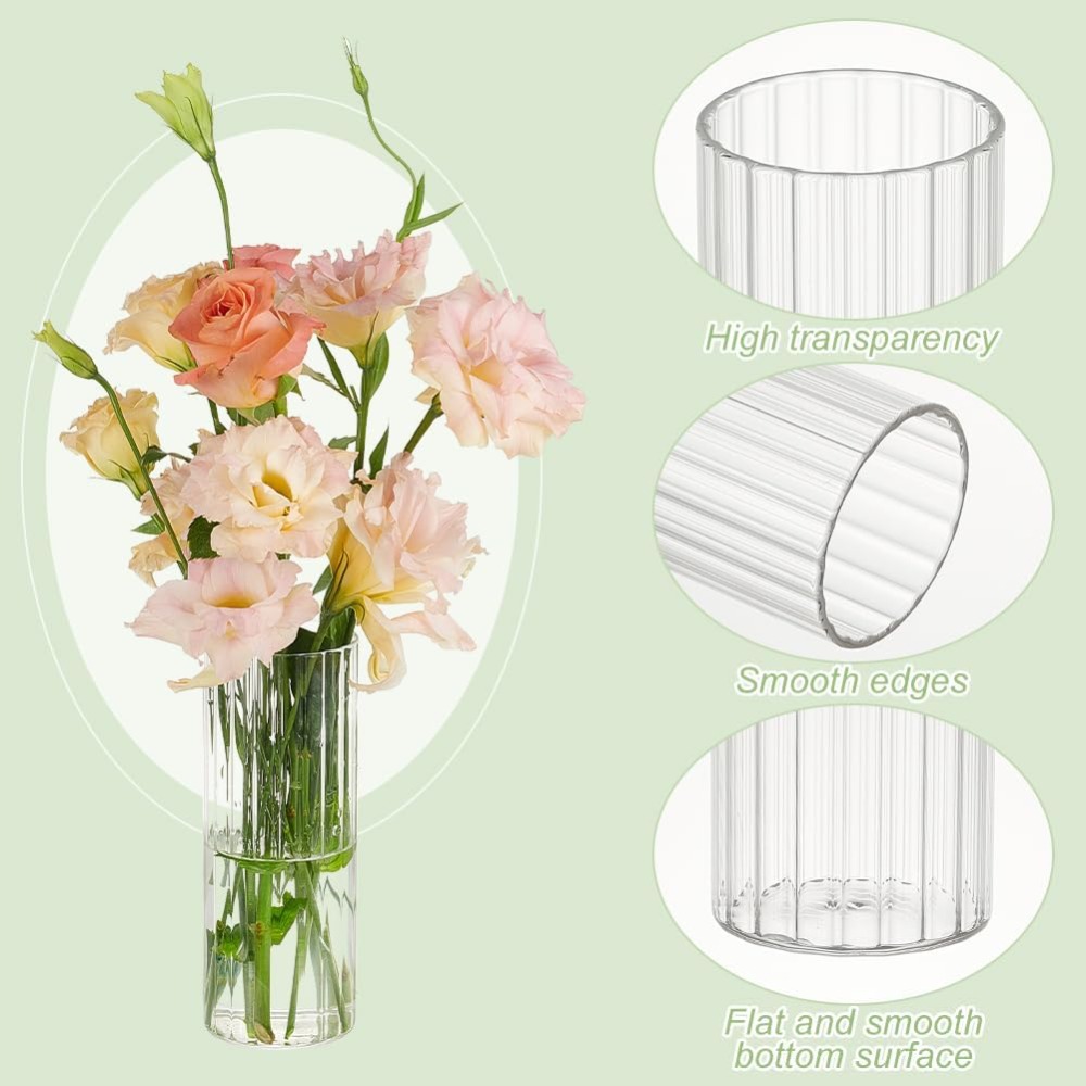 Vasi cilindrici in vetro di 4  - Candle Containers recensione e prezzo
