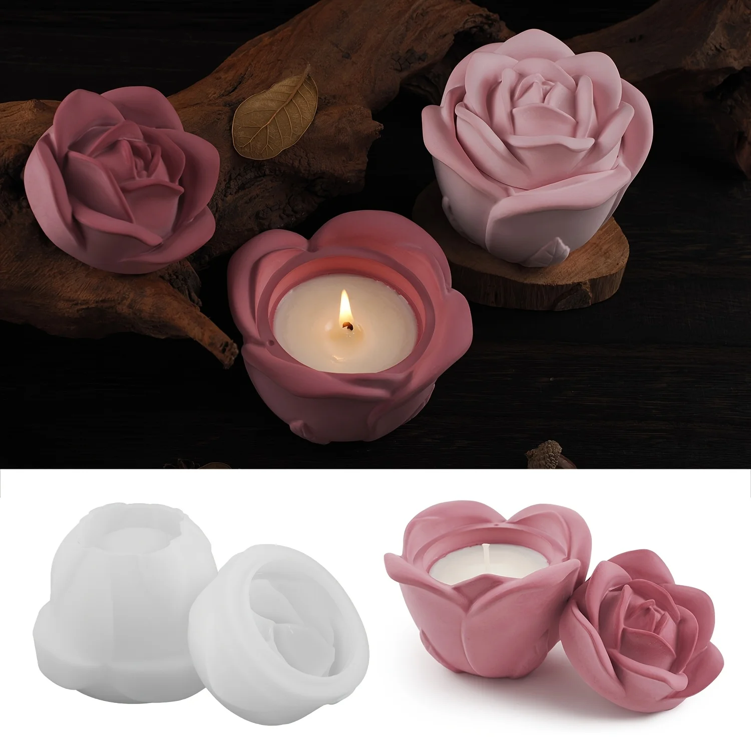 Set da 2 pezzi Stampi in silic - Candle Molds recensione e prezzo